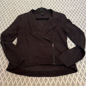 Moto jacket black suede Jessica Simpson